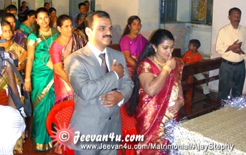 Ajay Stephy Engagement Photos
